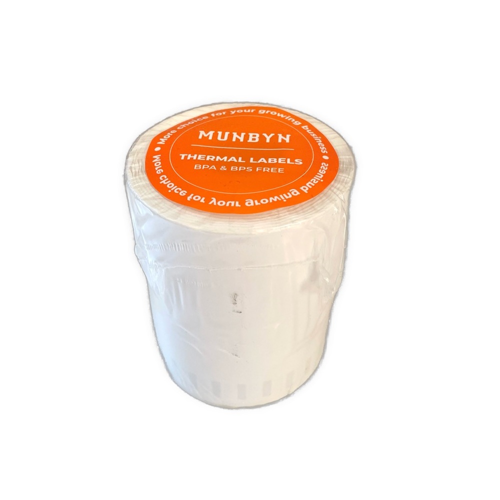 Munbyn- White Thermal Shipping Label Stickers- 4x6
